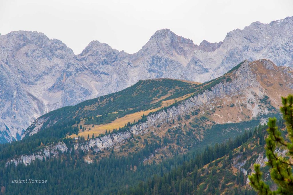 montagnes alpspitze baviere