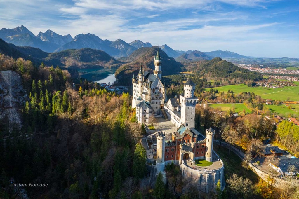 vue chateau Neuschwanstein allemagne