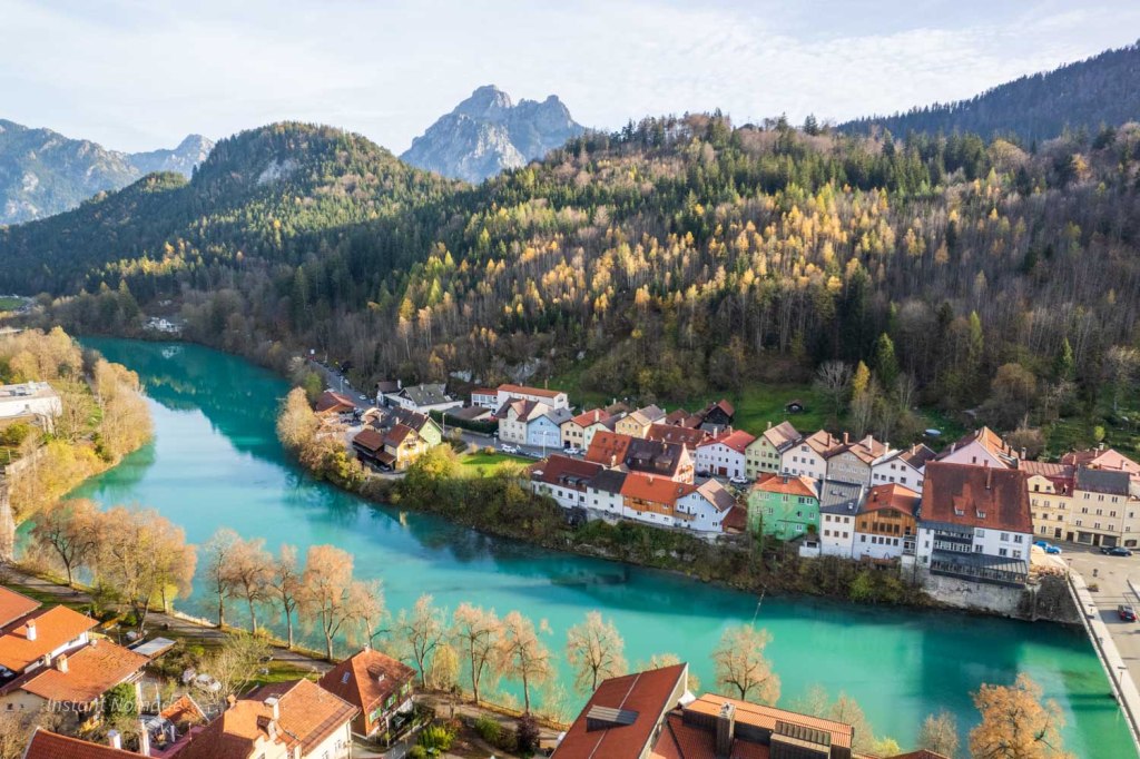 vue drone fussen allemagne