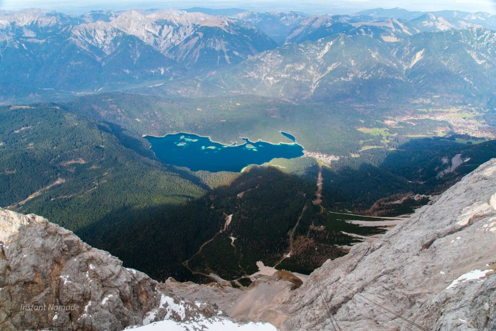 vue lac eibsee zugspitze