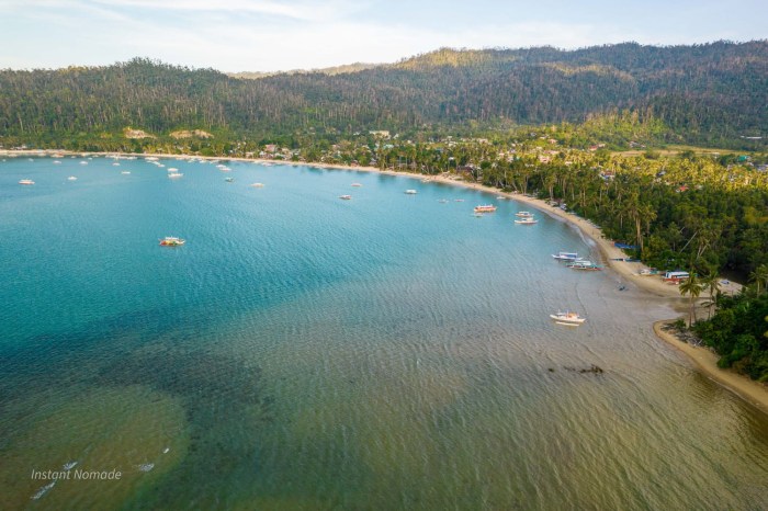 vue drone plage port barton