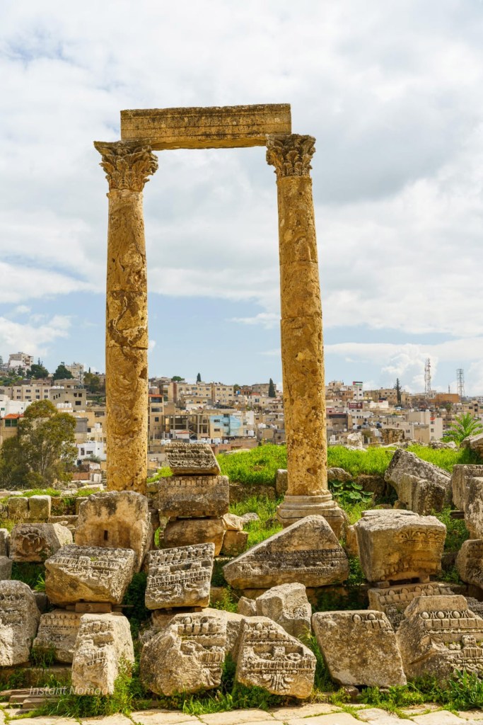 colonnes jerash jordanie