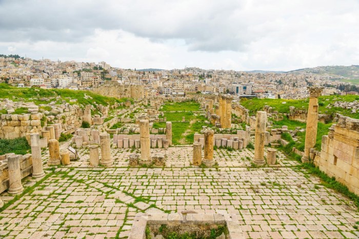 ruines jerash jordanie