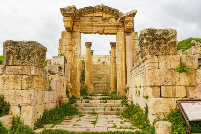 vestiges jerash jordanie