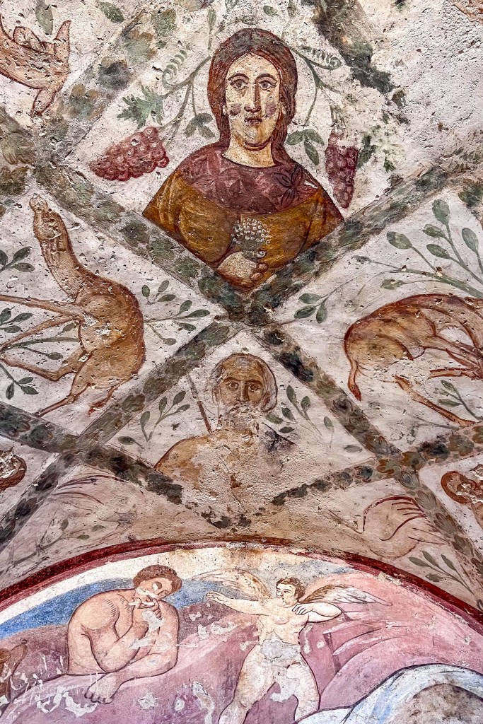 fresque peinture chateau desert jordanie