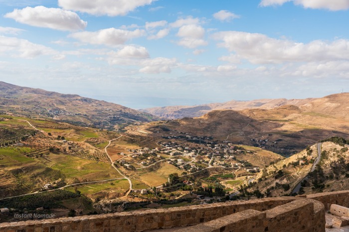 vue forteresse karak jordanie