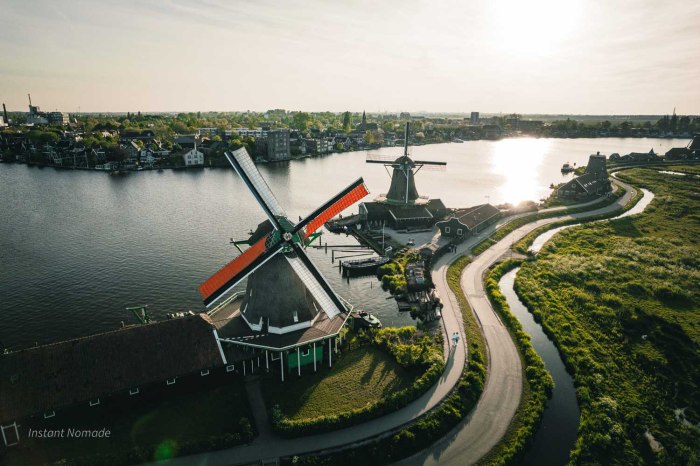 zaanse schans moulins pays bas