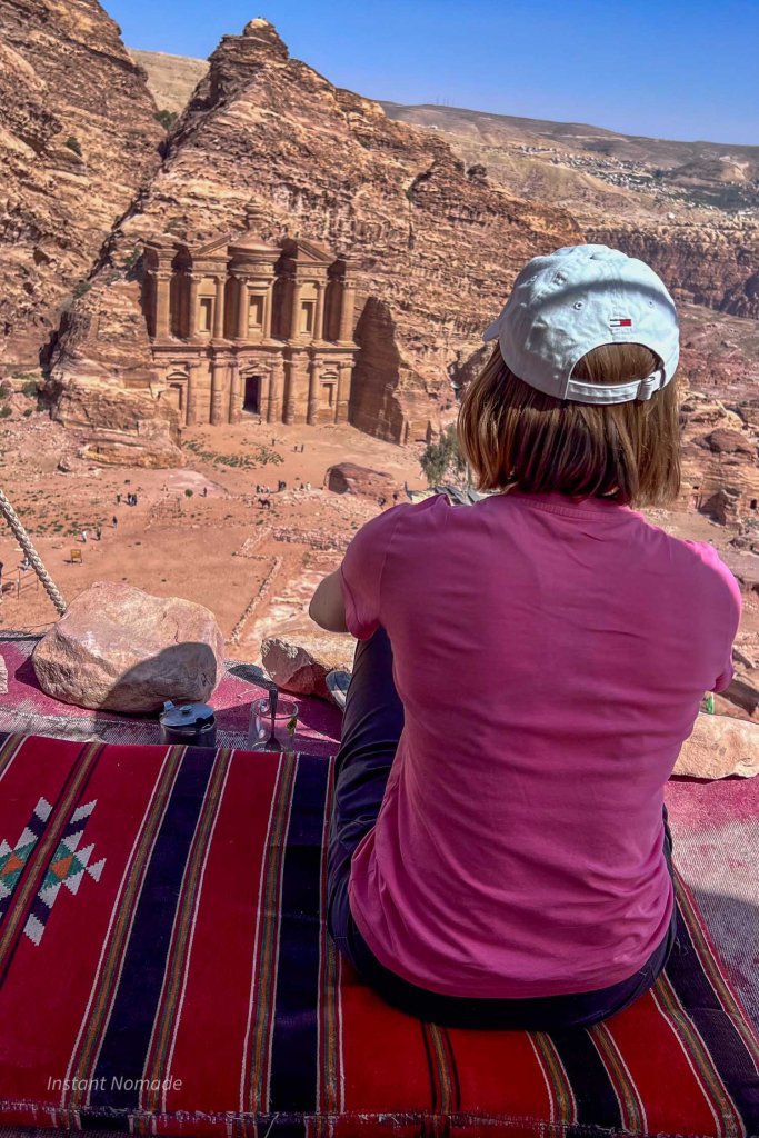 cafe point de vue monastere petra jordanie