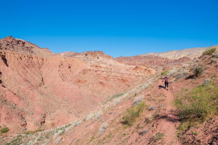trail wadi sabra petra jordanie