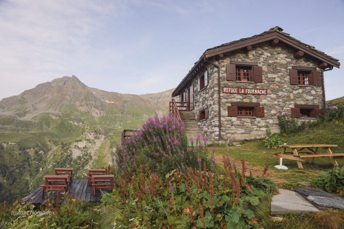 refuge de la fournache alpes