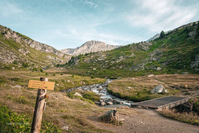 sentier col de la masse vanoise