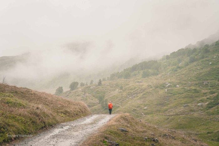 sentier roc de la peche vanoise