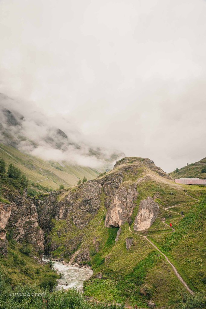 sentier roc de la peche vanoise