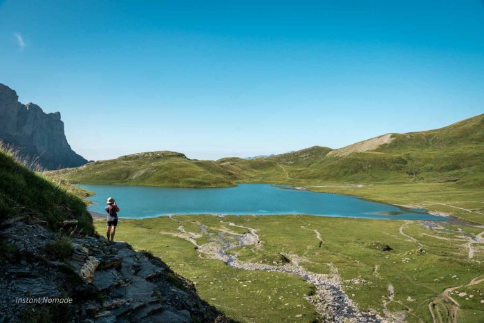 Lac d'Anterne dans le massif des aiguilles rouges