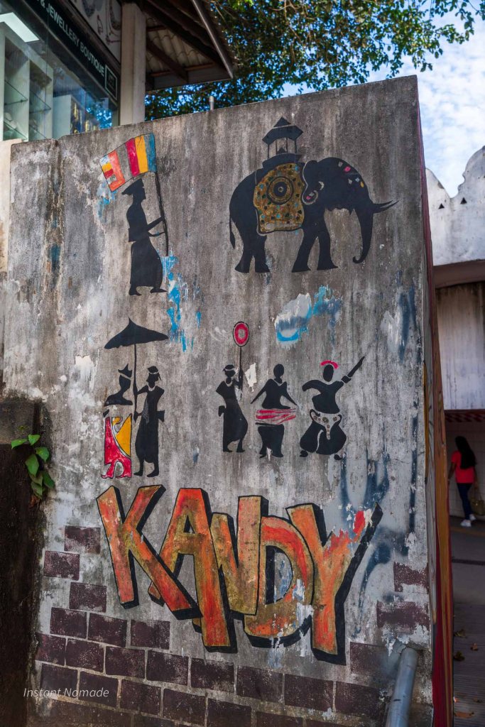 street art dans kandy au sri lanka