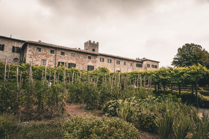 Badda a Coltibuono abbaye jardin