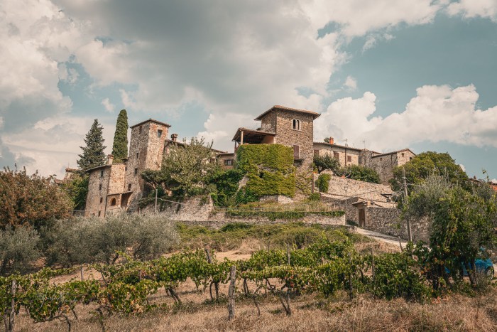 montefioralle vallee du chianti toscane