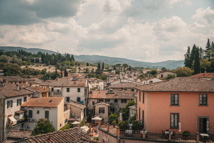 vue panoramique greve in chianti
