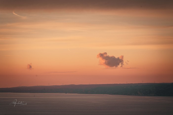 coucher de soleil mer marseille