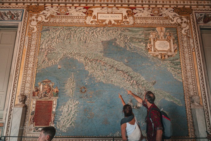 carte italie musee vatican