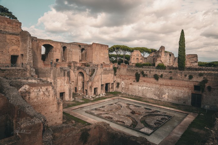forum romain mont palatin rome
