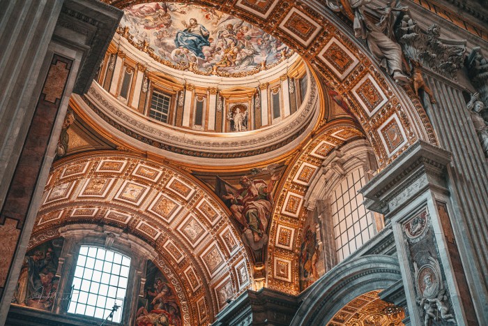 fresques basilique saint pierre rome