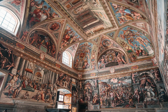 fresques musees vatican rome