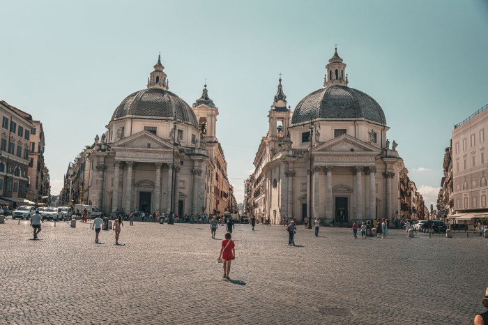 Piazza del Popolo italie