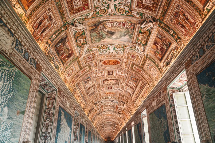 salle des cartes musee vatican