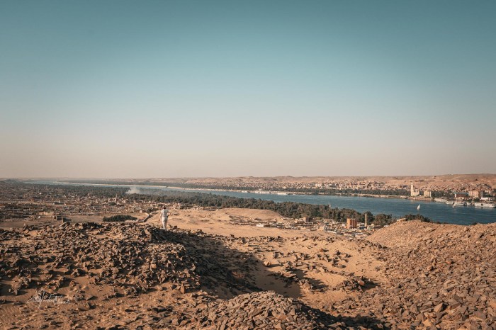 balade vue panoramique assouan egypte