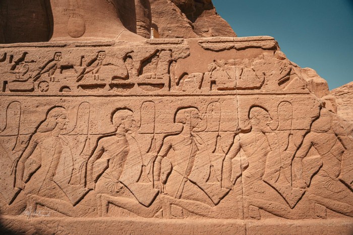 détails temple abu simbel egypte