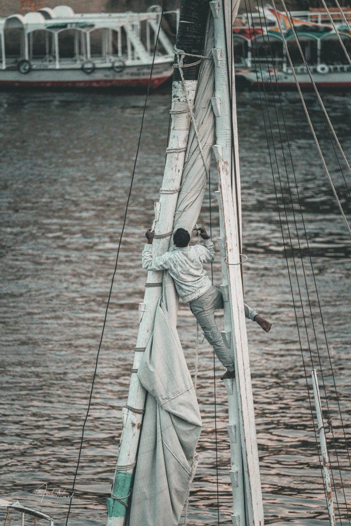 pecheur bateau egypte