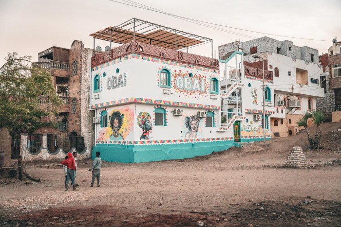 street art village nubien egypte